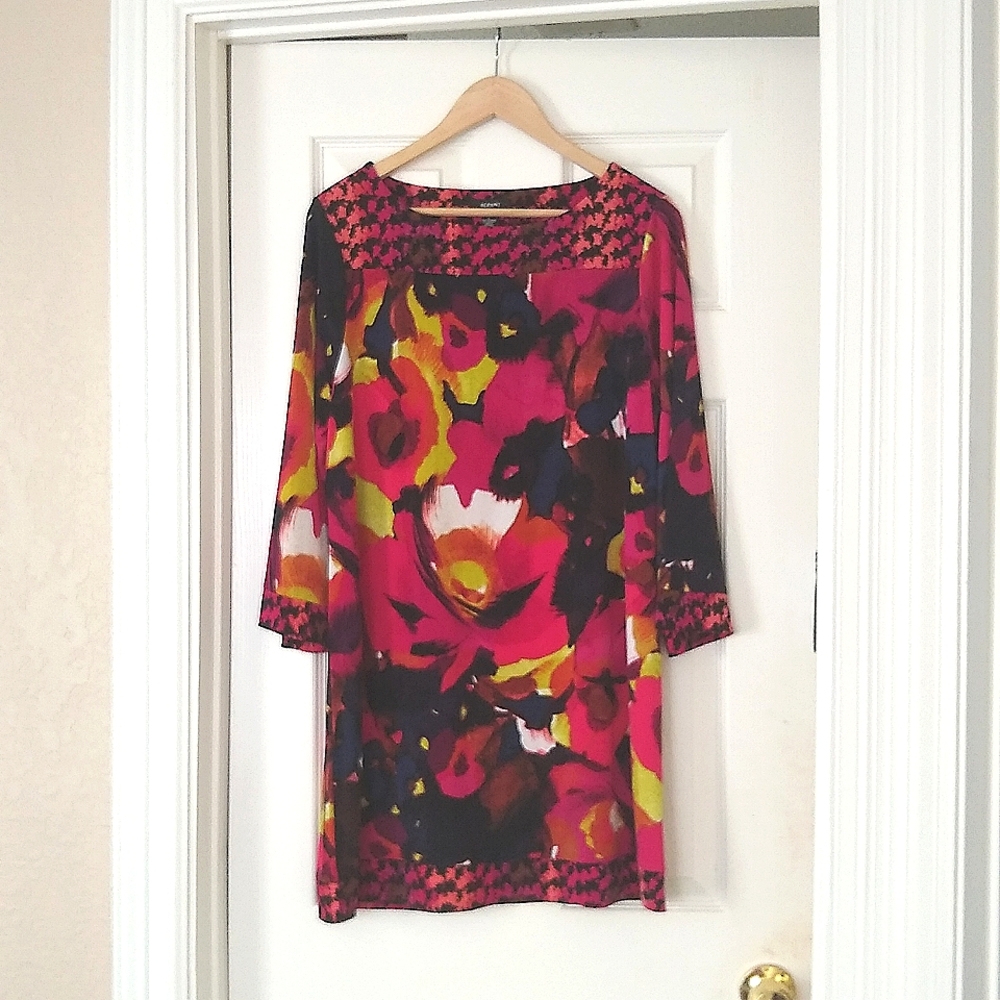 Alfani Fall Floral Dress